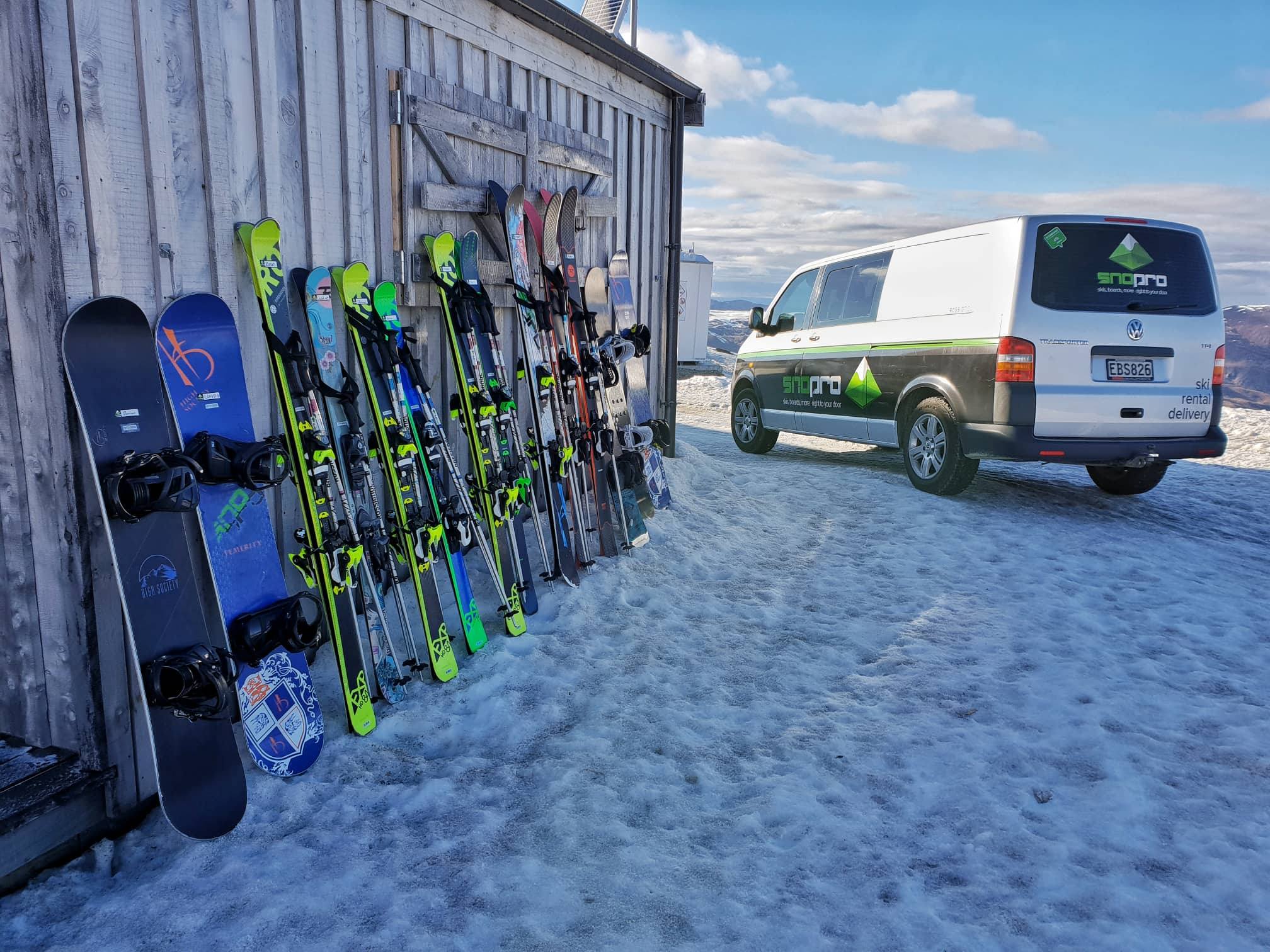 Large groups and corporate ski rental delivery